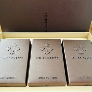 Louis Vuitton Brown Card Deck Set